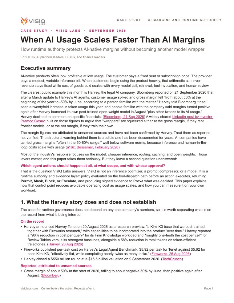 First page of When AI Usage Scales Faster Than AI Margins