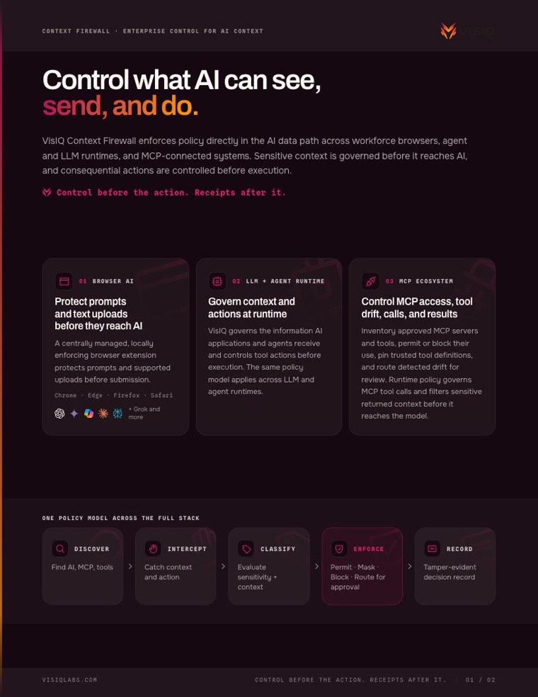 First page of Context Firewall Solution Brief